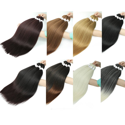 X-TRESS Synthetic Pre Stretched Braiding Hair Easy To Make Senegalese Box Braid Darker Wine Natural Soft EZ Braids Hair Bundles