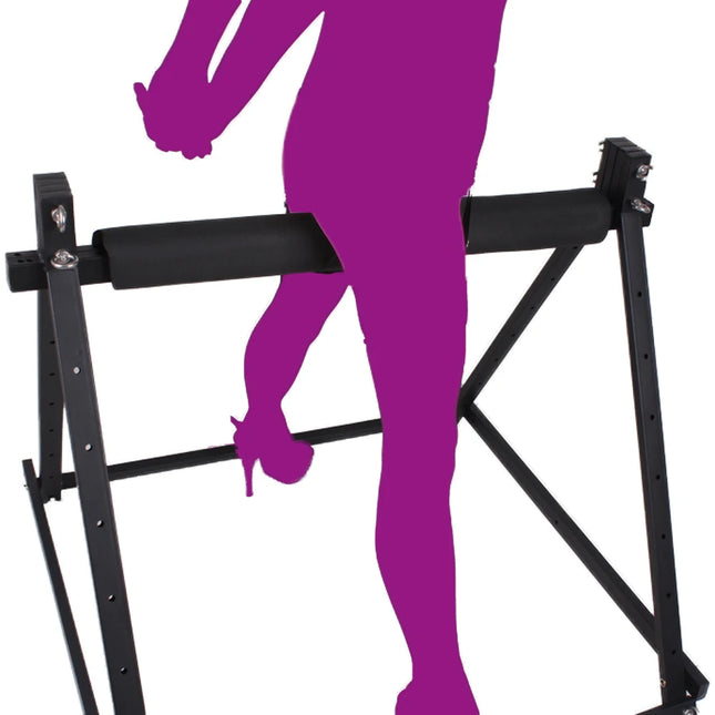 Sex Restraints Kneel Chair Furniture Bondage Open Leg Steel Frame Adult Games SM Training Sex Toy For Women Couples