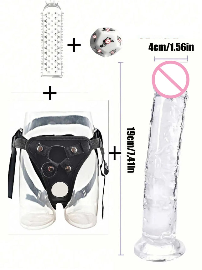 Adult Supplies Sex Toy Wearable Dildo Realistic Sex Toy For Lesbian Women Couples Dildo Strap On Penis Suction Cup Anal Plug