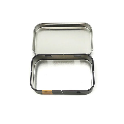 18x14cm Metal Rolling Tray with Manual Herb Grinder Built-in Tobacco Storage Box And Handheld rolling papers machine