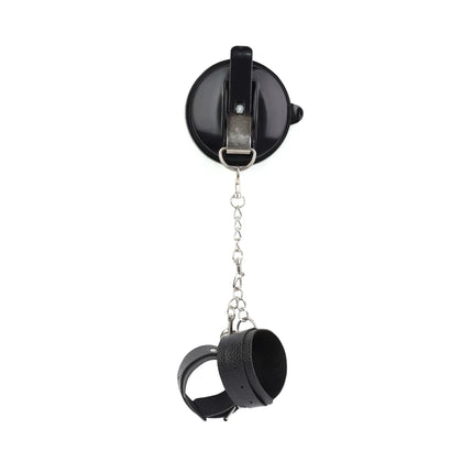 Sex Products PU Leather Handcuffs Footcuffs Sex Bondage Restraints Wrist Ankle Cuffs Product Adult Game Toys for Women Men