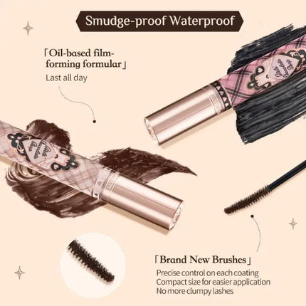 Flower Knows Lengthening Mascara Chocolate Wonder-Shop Series 3.5ml Mascara Eyelash Waterproof Makeup Women Beauty