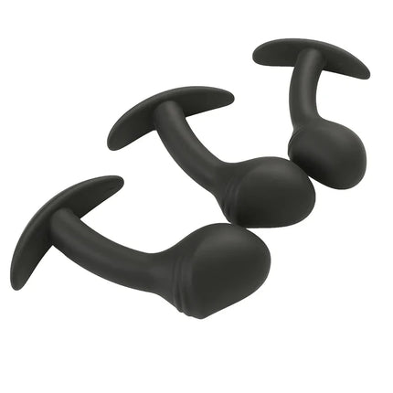 Safe Silicone Anal Plug Butt Plug Unisex Sexy Buttplug Big Dildo 3 Different Size Prostate Massager Adult Sex Toys for Men/Women