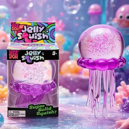 Schylling Needoh Fuzz Ball Jellyfish Squishy Blind Box Soft Stress Relief Squishies Toy Cute Relaxing Squeeze Sensory Toy ******