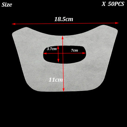 150pcs Dental Mouth Cloth Saliva Pad Lip Protection Mat Teeth Whitening Consumables Face Gauze Mouth Non Woven Material