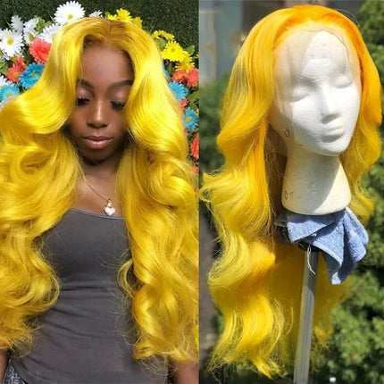 Lavender Purple Wig Long Body Wave  Lace Front Wigs Heat Resistant Light Pruple 13x4 Synthetic And Blend Lace Wigs Cosplay