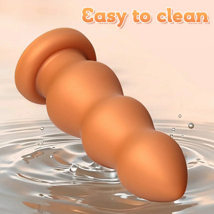 4 Size Big huge anal beads butt plug smooth soft silicone dilatador anal dildo penetration anal toys buttplug Prostate Massage