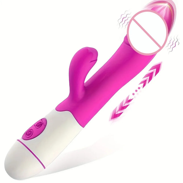 Female vibrator, with powerful clitoral stimulation function, female vaginal squeezing massage vibrator, adult pleasure sex