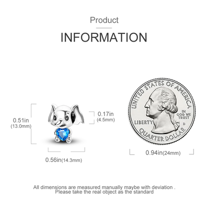 Charm Silver 925 Beads Blue Series Fit Bracelet Charms DIY Original Fashion  Pendants For Jewelry Maing