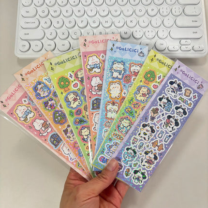 SKYSONIC Number & Letter Series Full Set Journal Stickers Decor Scrapbooking Materials Stationery Postcards Sticker Suppli