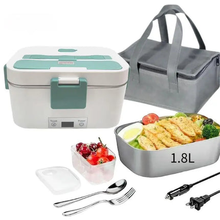 Electric Lunch Box Food Warmer 1.8L Camping Bento Picnic Portable Food Warmer Car/Truck/Home Car Electric Lunch Box