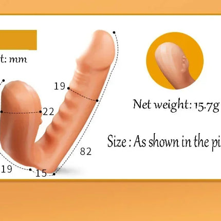 SM G-Point Stimulation Finger Orgasm Clitoris Vaginal Stimulator Sex Toys for Women Masturbator Brush Finger Sleeve Adult Games