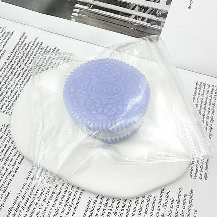 Cookies Squishy Toy Biscuit Squeeze Toy Taba Squishy Stress Relief Toy Ultra-Soft Decompression Venting Toy Pinching Sandwich