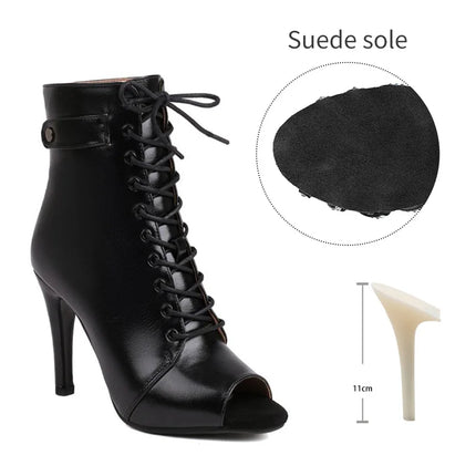 Women's Dance Shoes Ladies Latin Ballroom Dance Boots   Dance Shoes Boots Girls Sexy Stiletto Heels Fashion Salsa Party  Shoes