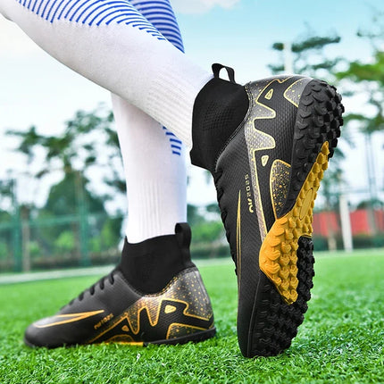 Original Men Football Field Boots Professional Society Indoor Boys Soccer Shoes Match Training Resistant Kids Football Shoes
