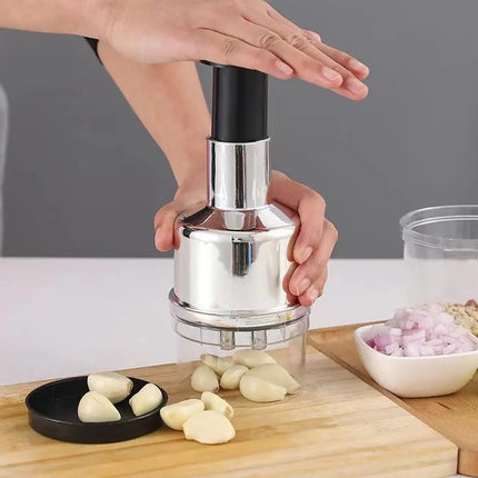 Stainless Steel Patting Knife Garlic Puree Tool Food Vegetable Garlic Onion Dicer Mincer Household Cutter Peeler Accessory