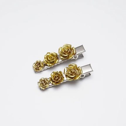 The Apothecary Diaries Cute MaoMao Hair Clip Gold Rose Hair Accessory Earrings Necklace Set Love Hairpin Anime Cosplay Props Gif