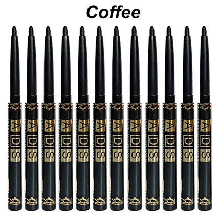1/2/5/12pcs Waterproof & Sweat-Proof Black Eyeliner Pencil Eye Liner Gel Pen Long-Lasting Anti-smudging for Bold Eye Makeup