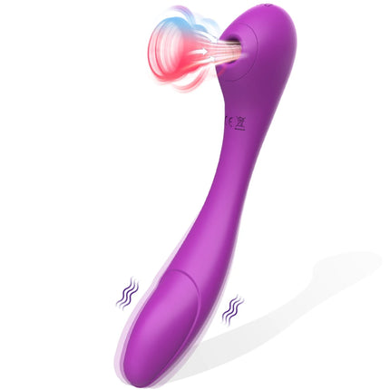 Clitoral Sucking Vibrators 2 IN 1 Adjustable G Spot Clit Clitoris Sucker For Women Dual Stimulation Sex Toys Goods for Adults 18