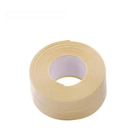 3.2m PVC Waterproof Sealing Tape for Bathroom Sink, Shower, Bathtub and Toilet - Self Adhesive Wall Sticker