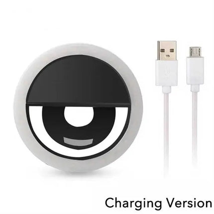 USB Charge LED Selfie Fill Light Led Selfie Ring Light Mobile Phone Live Broadcast Video LED Selfie Ring Lamp For All Smartphone
