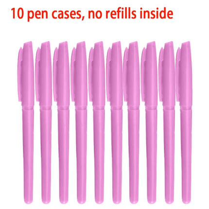 0.8mm 100 Colors Ballpoint Pen Fluorescent Refills Color Flash Pen Smooth Ink Painting Graffiti Pens Student Stationery 04116