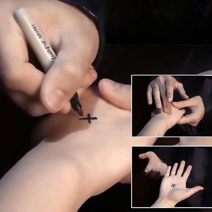 SansMinds Sharpie Gimmicks Magic Tricks Moving Drawing Design To Anywhere Magia Magician Close Up Street Props Double Cross Fun