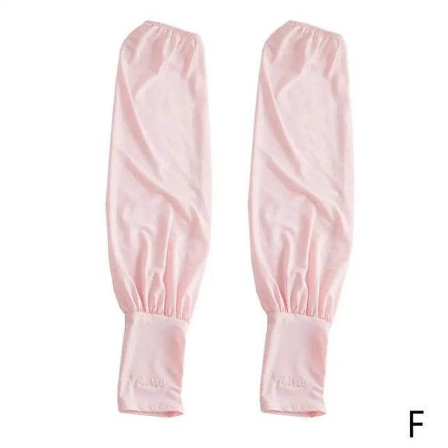 Summer Loose Sunscreen Driving Ice Silk Sleeve Female Long Length UV Protection Arm Arm Glove Sleeves Super Soft Breathable