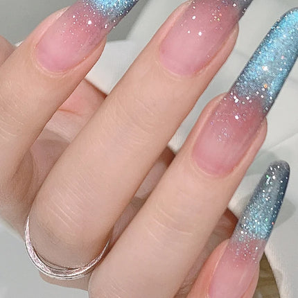 KASI Float Light Jump Gold Cat Eye Gel Nails Polish 15ml Magnetic Gel Flash Semi Permanent Soak Off Nail Gel For Nail Salon