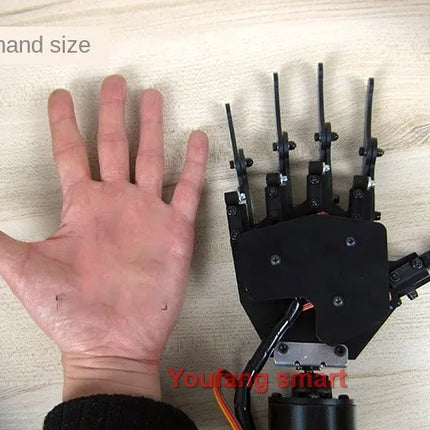 6 Dof Robotic Arm with 5 Dof Bionic Robot Hand Finger Claw for Arduino For Raspberry Pi 5 Kit Programmable Manipulator Project