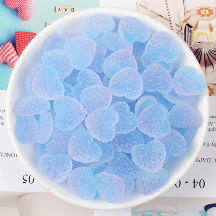 10pcs Slime Charms Soft Candy Resin Star Additives Supplies DIY Kit Filler Decor For Fluffy Clear Cloud Slime Clay 18mm