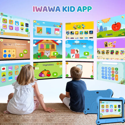 10 Inch Kids Tablet Android14 4GB RAM + 64GB ROM Tablet WIFI Google Play Children Tablet for kids Studying Daily Gaming