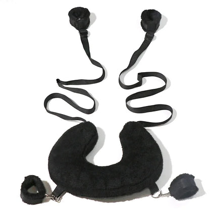 Many Kinds of Bondage Kit BDSM Shoulder Sex Swing Adjustable Love Slings Ankle Cuffs Neck Pad,Open Leg,SM Bed Restraints