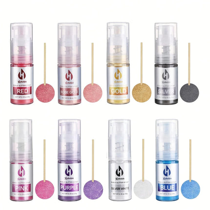 Cake Decorating&DIY Crafts glitter spray lust birthday decoration halloween Glitter Powder Suitable for Resin Art,Nail Polish