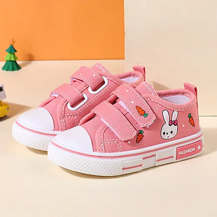 New Fashio Kid Shoe Boy Sneaker Shoe Spring Autumn Children Cartoon Canvas Sports Shoes Boys Girls Baby Board Shoes with Leisure