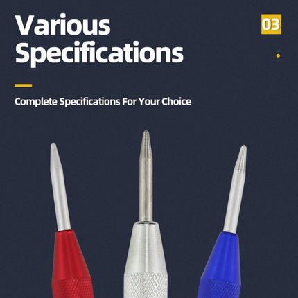 TOOLEYE Automatic Center Punch Kerner Woodworking Metal Drill Adjustable Spring Loaded Marker Hand Tools Sets Carpenter Tool