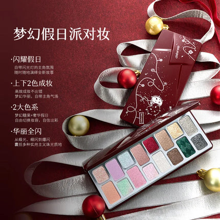 Cheeryep16 Color Eye Shadow Palette Qianyan Pink Brown Cowboy Blue Multicolor Matte Pearl Smoky Eye Makeup Palette