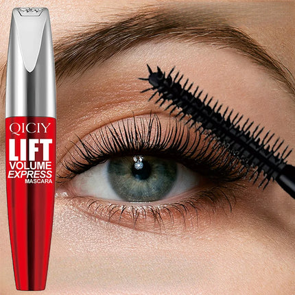 4D Black Mascara Thickening Lengthening Curling Eyelash Extension  Waterproof Long-Lasting Liquid Fiber Mascara Thick Fast Dry