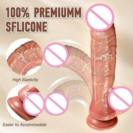 Realistic Food Grade Silicone Dildo G-Spot Vagina Anal Massager Masturbators Big Thick Penis Adult Sex Toy Cock Dick Penetration