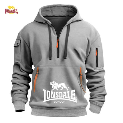 Sudadera Holgada Con Capucha Para Hombre, Sudadera Informal Con Múltiples Bolsillos, Moda Otoño-Invierno, Sudadera Holgada Con C