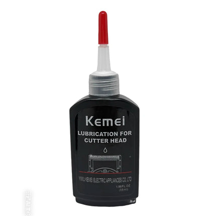 Kemei 55/30ml Professional Hair Clipper Lubricant Oil Blade Maintenance Lube Reduces Noise, Prevents Rust Extends Lifespan