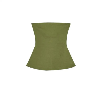 Spring New Women's Design Slim Fit Double Cloth Wrap Chest Sleeveless Top Simple Sleeveless Commute Regular Length Pure Color