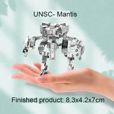 Colorful 3D Metal Puzzle Assault Rifle Guardian Mantis Mecha Model Pelican Assembling Toy Puzzle Box for Adults Jigsaw Puzzle