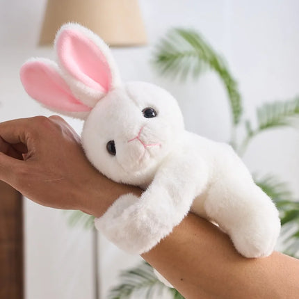 Forest Animal Animal Slapping Wristband Koala Tiger Bracelet Hug Slap Snap Wrap Kawaii Rabbit Leopard Plush Hand Ring Kids Toys