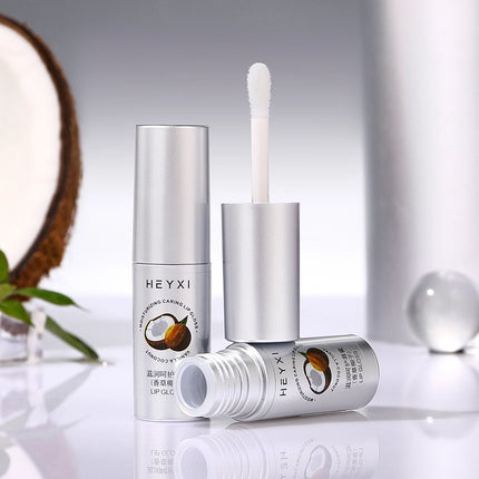Vanilla coconut flavored moisturizing and caring lip gloss, suitable for all skin types, moisturizes and moisturizes the lips