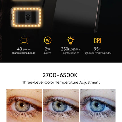 Apexel Macro Lens 4K HD Portable Micro Lens With LED Fill Light Phone Photography Lente Attachment Vlog Video Recording