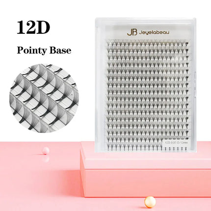 JB Jeyelabeau Premade Russian Volume Fans 4D 5D 6D 8D 10D 20D 24D Individual Soft Lashes Extension 320 Fans Faux Mink Eyelashes