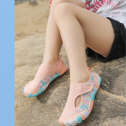 25-38# Quick Drying Water Sports Shoes Kids Summer Aqua Shoes Parent Child Vacation Beach Swim Student Indoor Fitness Shoe