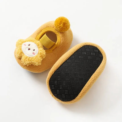 Cartoon Animal Baby Socks Soft Cotton Toddler Floor Socks Autumn Winter Warm Indoor Kids Socks First Walker