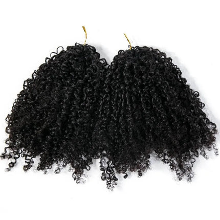 30 Inch Feather Kinky Curly Crochet Human Hair For Black Women Miracle Knots Crochet Bundles 120G 300G Pre-Separated Extensions